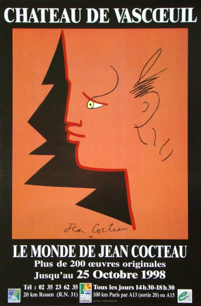 Poster Cocteau - Le monde de Jean Cocteau