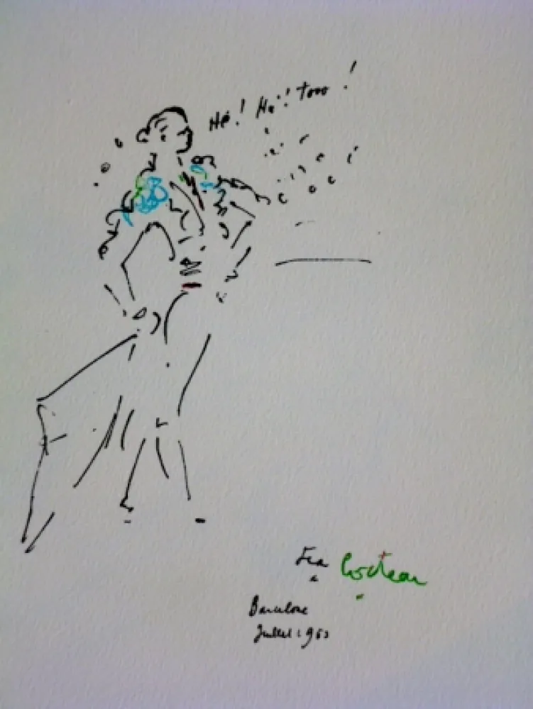 Lithografie Cocteau - Le Torero