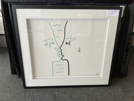 Lithografie Cocteau - Les lettres