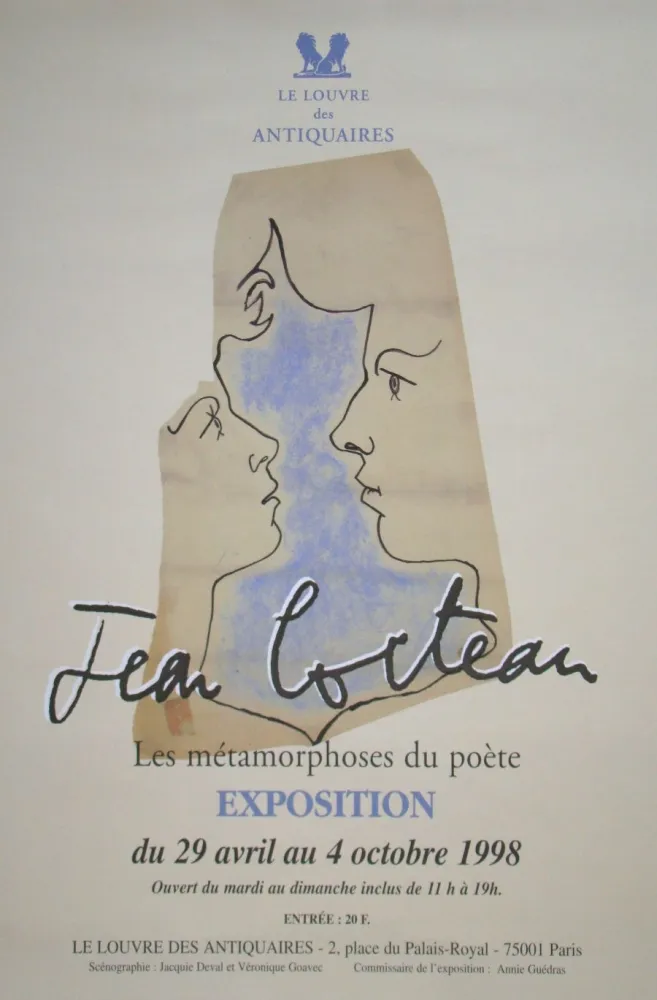 Poster Cocteau - Les métamorphoses du poète