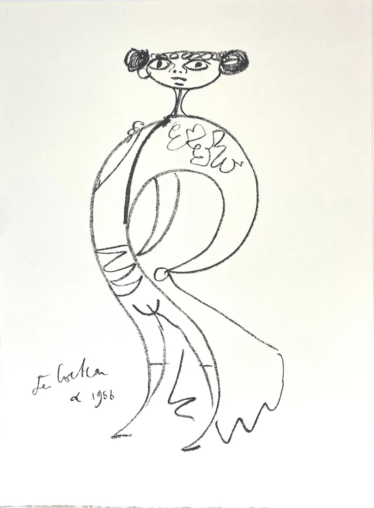 Geen Techniek Cocteau - Lithographie originale