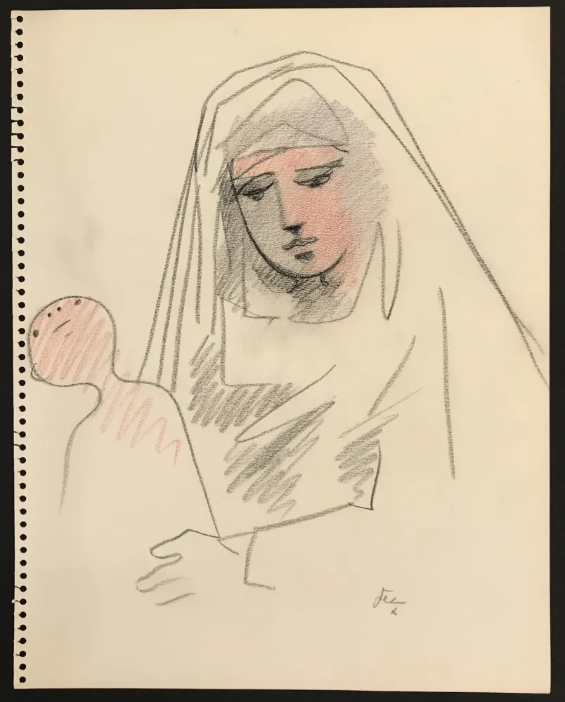 Geen Techniek Cocteau - Madonna and Child