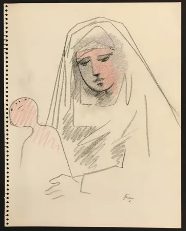 Geen Techniek Cocteau - Madonna and Child