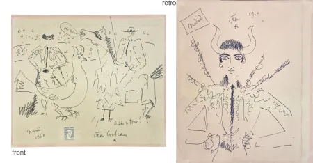 Geen Techniek Cocteau - OLE PALOMA, ORIGINAL DRAWING