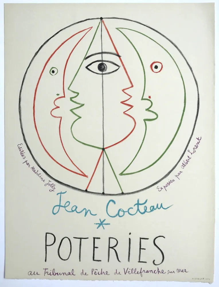 Lithografie Cocteau - Poteries