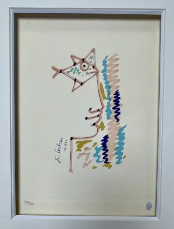 Lithografie Cocteau - Profil