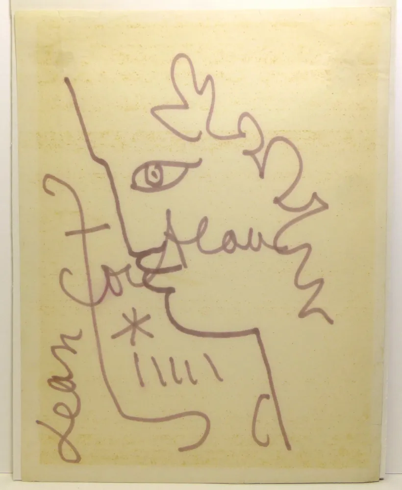 Geen Techniek Cocteau - Profil d'Ephèbe. Dessin