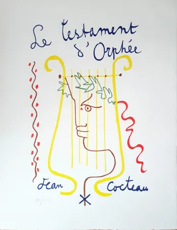 Lithografie Cocteau - Testament d'Orphée