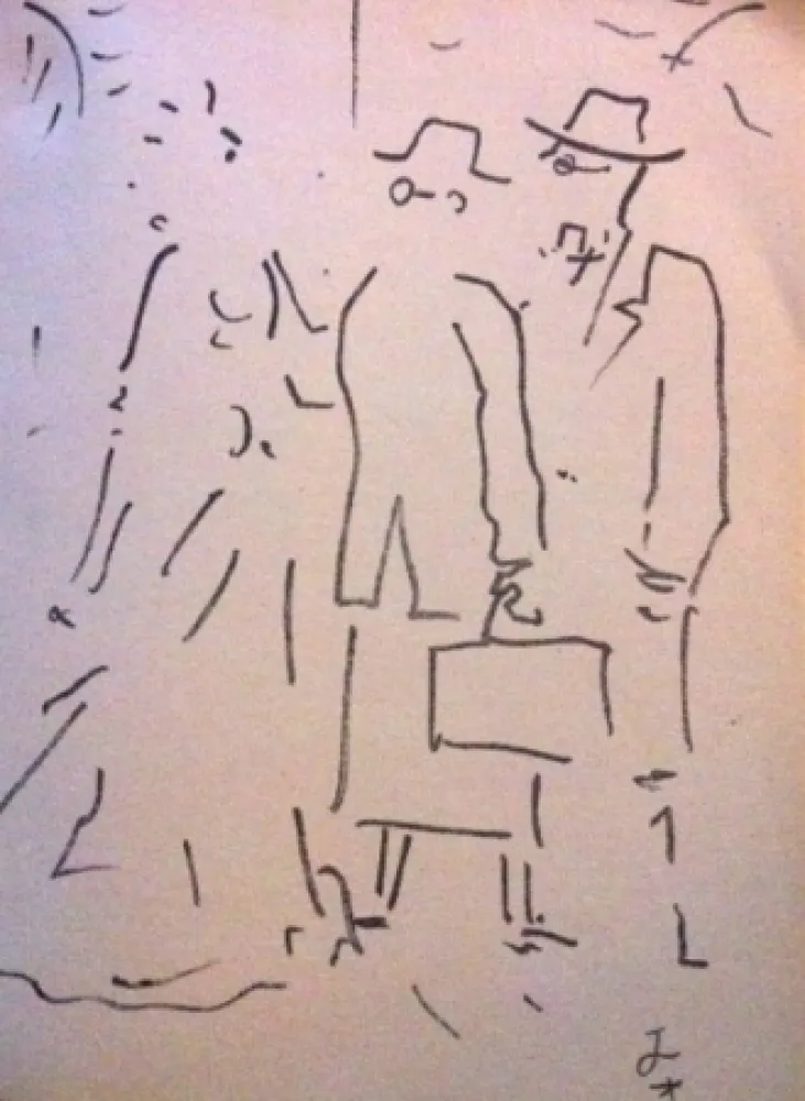 Lithografie Cocteau - Tramway nommé désir