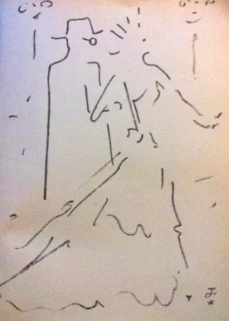 Lithografie Cocteau - Tramway nommé désir