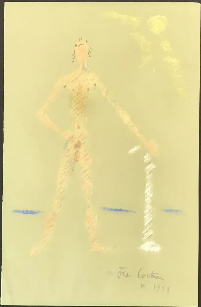Geen Techniek Cocteau - Un Personnage Debout et Nu (A Nude Standing Figure)