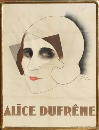 Lithografie Colin - Alice Dufrene