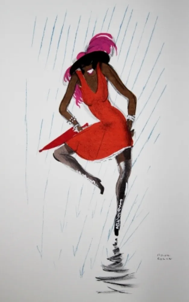 Lithografie Colin - LE TUMULTE NOIR / BLACK THUNDER - 1927