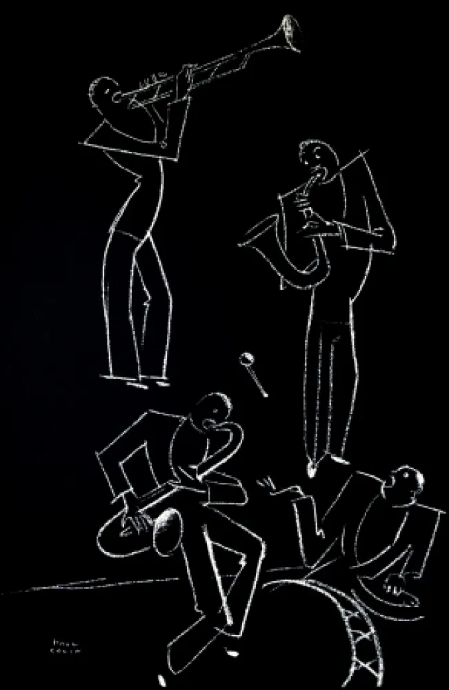 Lithografie Colin - LE TUMULTE NOIR / BLACK THUNDER - 1927