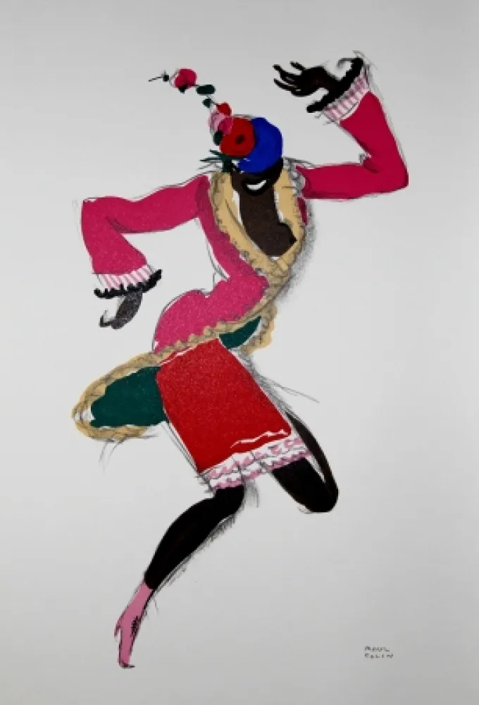 Lithografie Colin - LE TUMULTE NOIR / BLACK THUNDER - Joséphine Baker - 1927