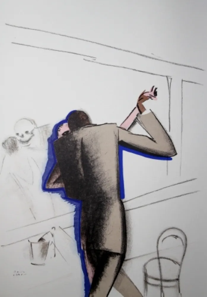 Lithografie Colin - LE TUMULTE NOIR / BLACK THUNDER - Joséphine Baker - 1927