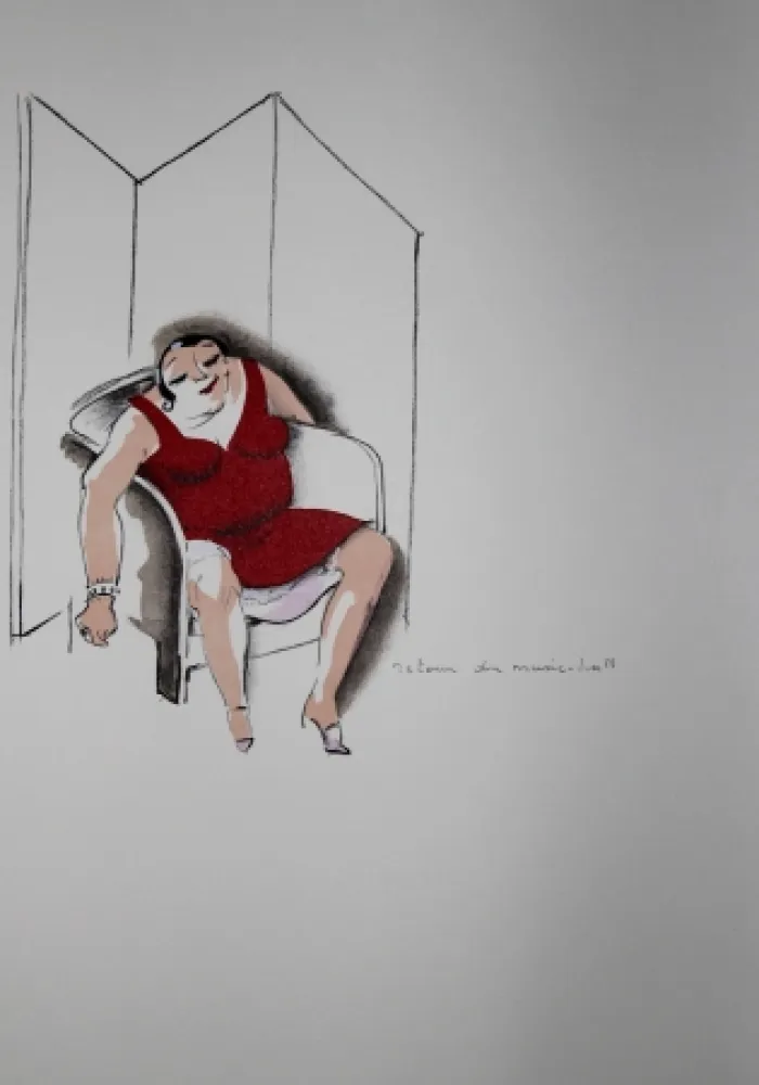 Lithografie Colin - LE TUMULTE NOIR / BLACK THUNDER - Joséphine Baker - 1927