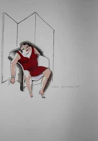 Lithografie Colin - LE TUMULTE NOIR / BLACK THUNDER - Joséphine Baker - 1927