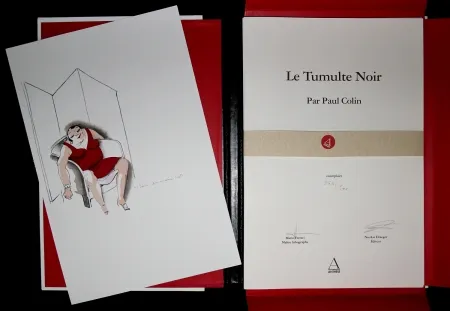 Geïllustreerd Boek Colin - LE TUMULTE NOIR / BLACK THUNDER  - Josephine Baker - 45 Lithographies