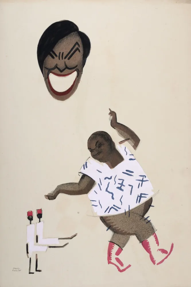 Lithografie Colin - Le Tumulte Noir, C. 1927