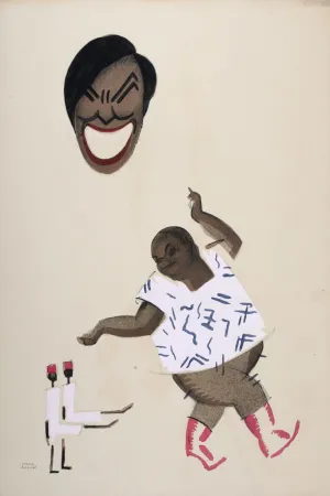 Lithografie Colin - Le Tumulte Noir, C. 1927