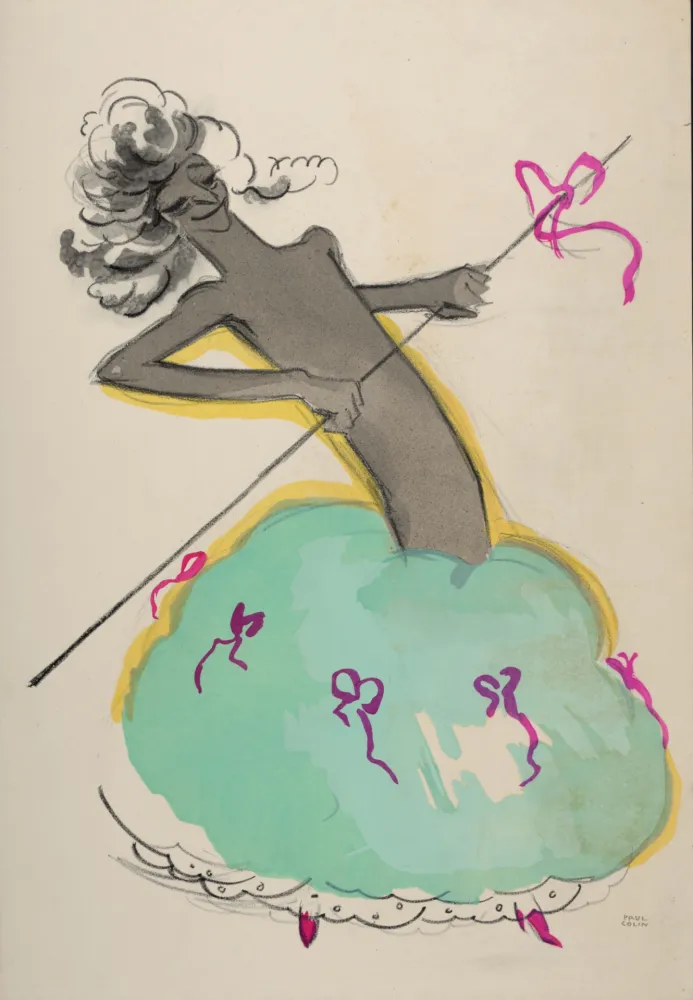 Lithografie Colin - Le Tumulte Noir, C. 1927