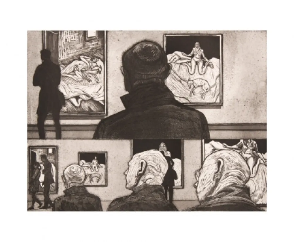 Ets En Aquatint Collin - Freud I
