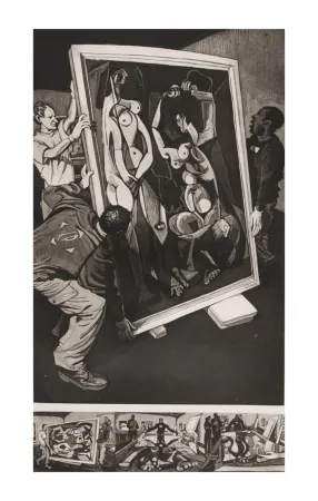 Ets En Aquatint Collin - Nus rouges - Picasso Grand Palais -2009