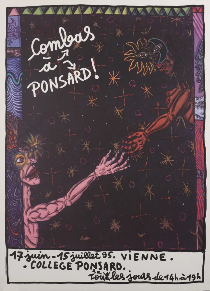 Lithografie Combas - Combas à Ponsard !, 1995