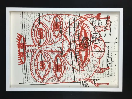 Lithografie Combas - Feu №2