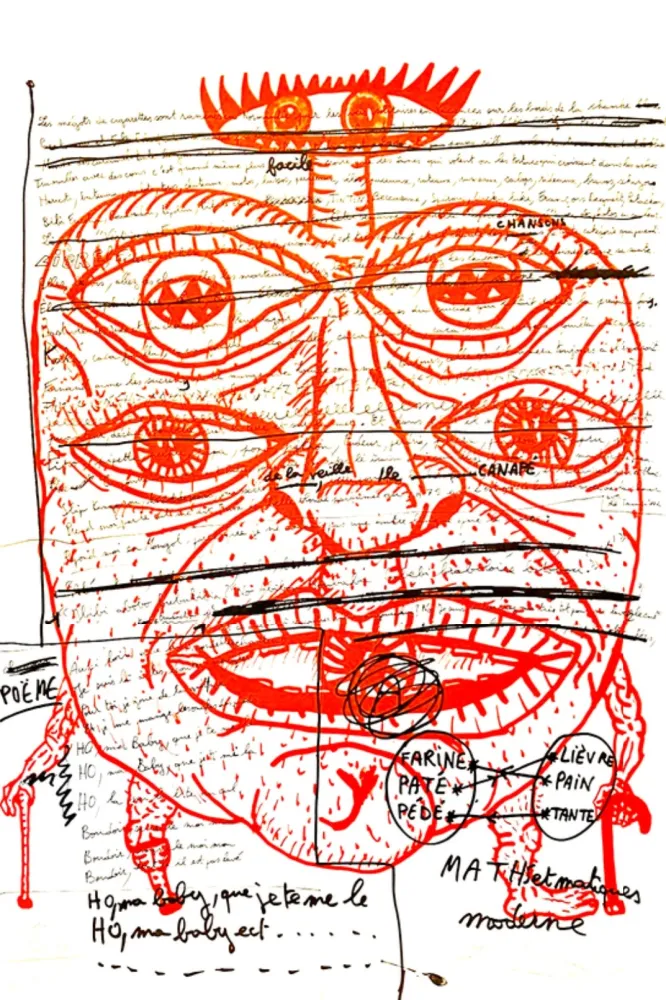 Lithografie Combas - Feu №2