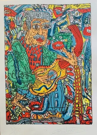 Houtsnede Combas - GB complètement déconnecté 