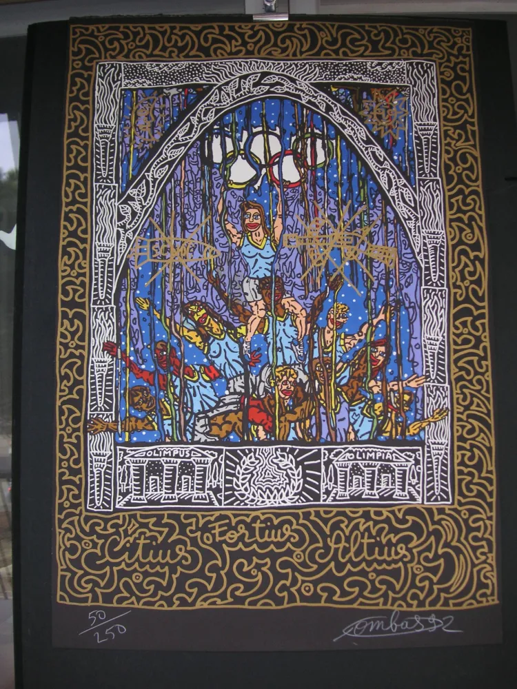 Lithografie Combas - JO BARCELONA