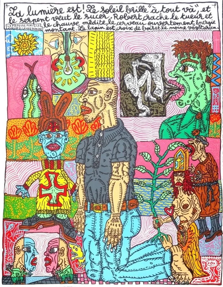 Lithografie Combas - La lumière est !