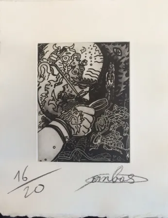 Ets En Aquatint Combas - La sagesse des abeilles