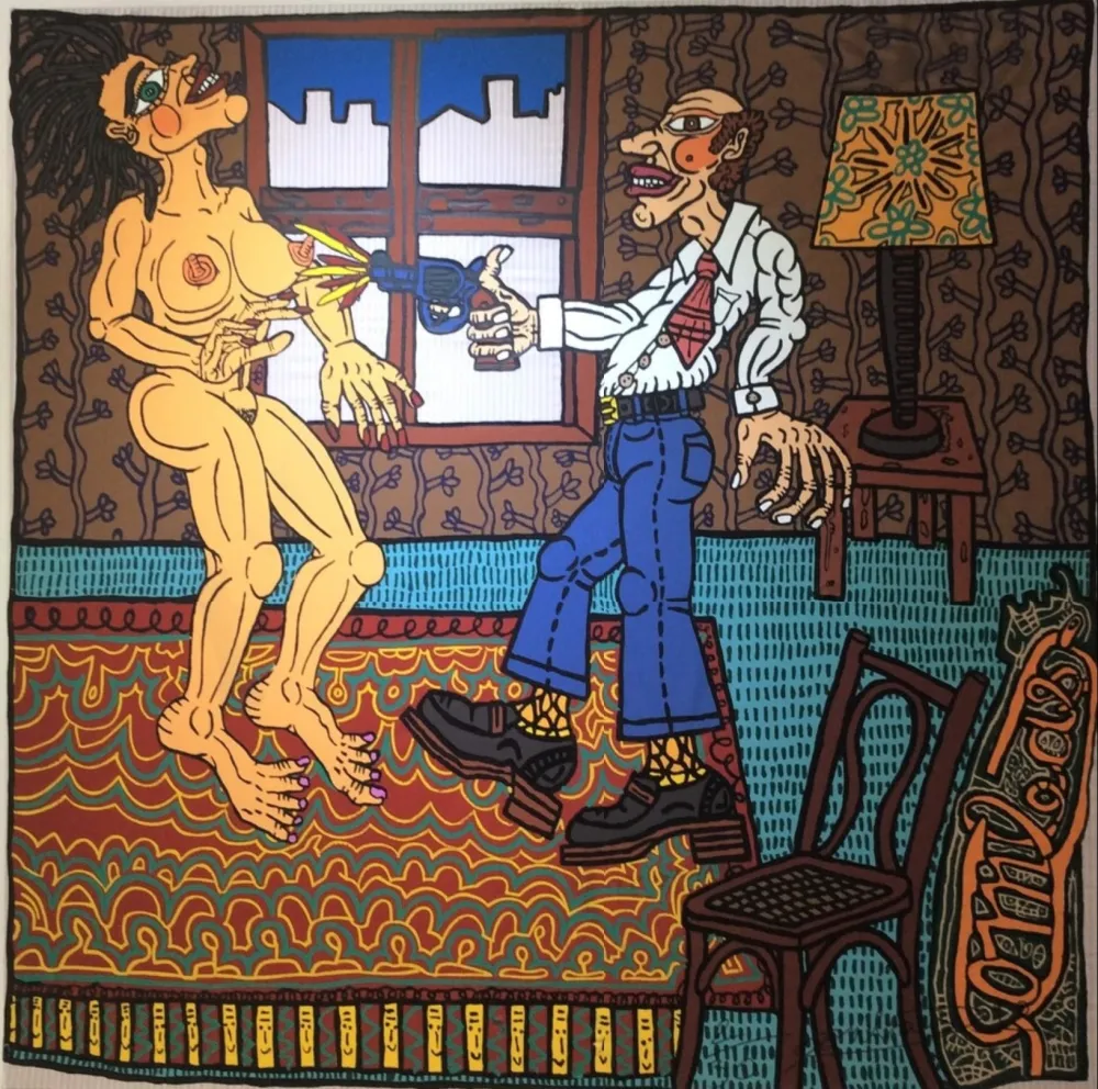 Zeefdruk Combas - L’adultère