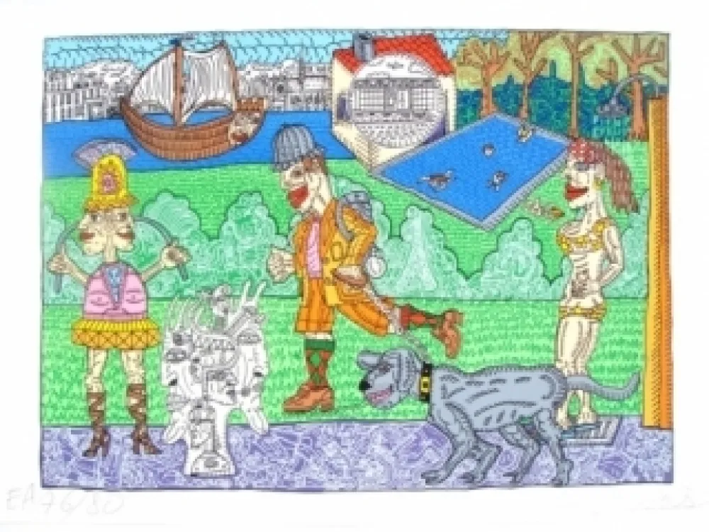 Zeefdruk Combas - Paris