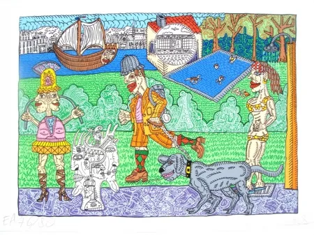 Zeefdruk Combas - Paris