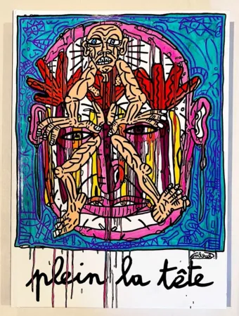 Geïllustreerd Boek Combas - Plein la tête