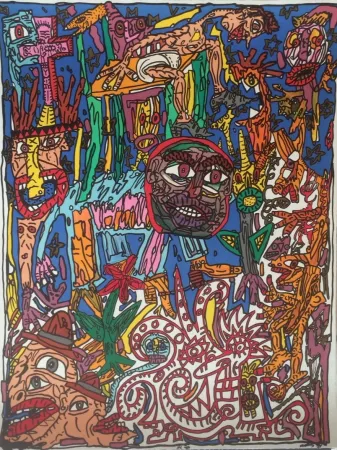 Lithografie Combas - Sans titre