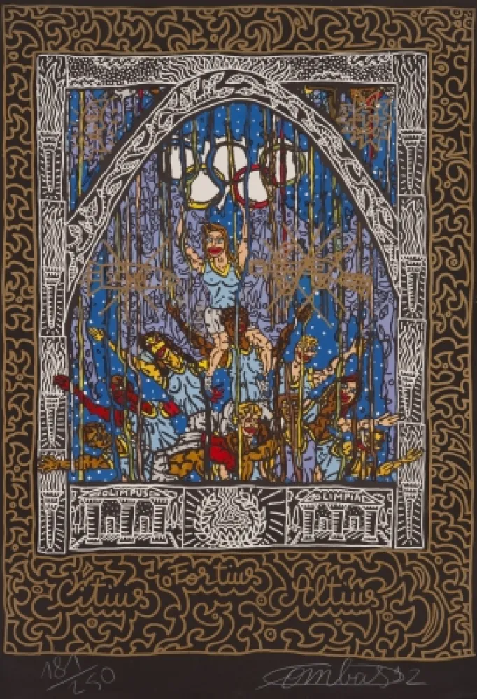 Lithografie Combas - Suite Olympic