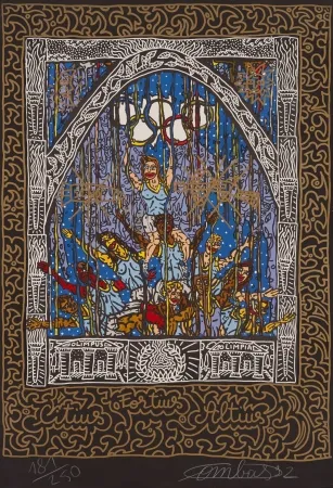 Lithografie Combas - Suite Olympic