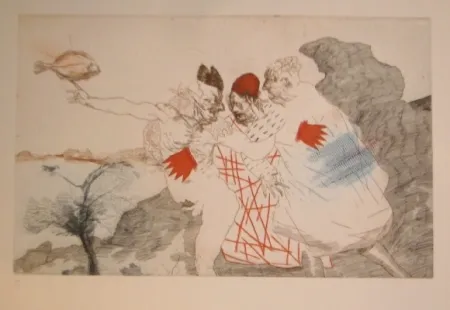 Ets En Aquatint Condé -  Fiesta catalana 