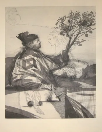 Ets En Aquatint Condé -  Trialogue