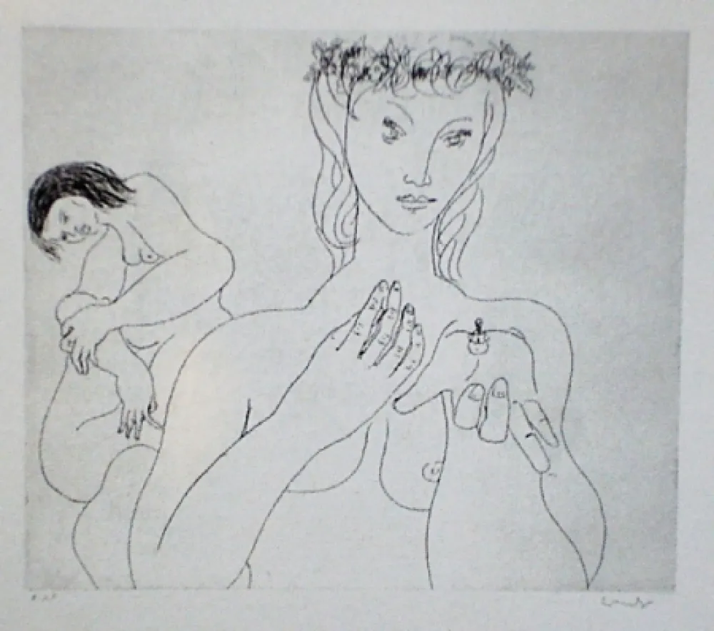 Ets En Aquatint Condo - More sketches of Spain-For Miles Davis 1