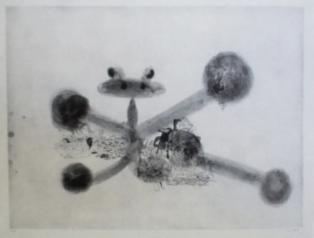 Ets En Aquatint Condo - More sketches of Spain-For Miles Davis 10