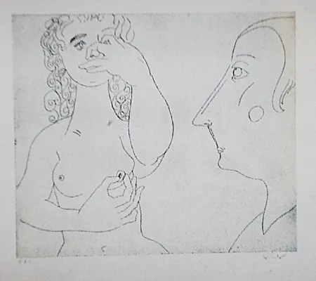 Ets En Aquatint Condo - More sketches of Spain-For Miles Davis 2