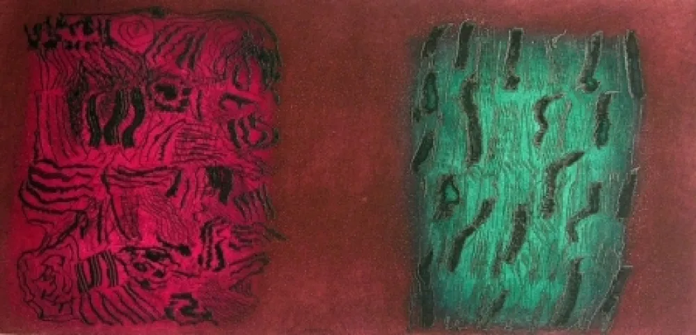 Ets En Aquatint Consagra - Senza titolo