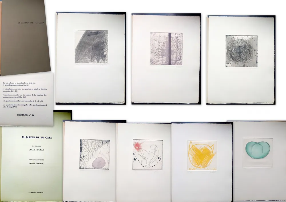 Geïllustreerd Boek Corbero - Libro de Artista - El jardín de tu casa