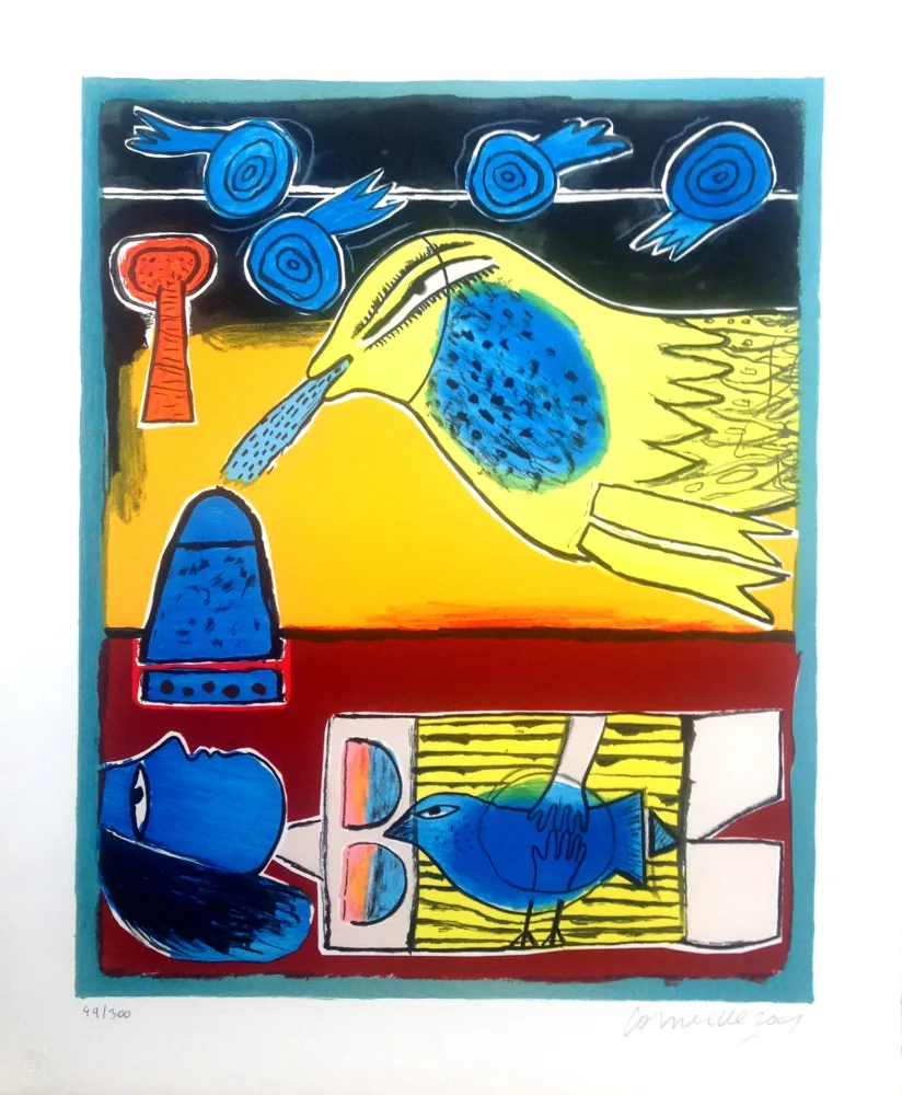 Lithografie Corneille - Album 12 mois de l'année 